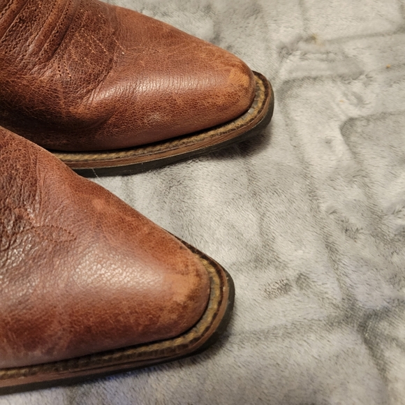 Dark brown justin boots - Picture 4 of 8